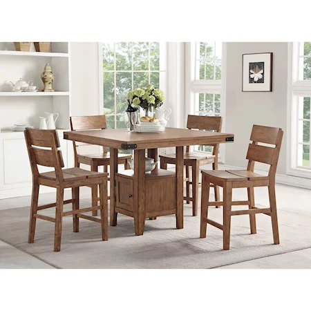 5 Pc Pub Table Set